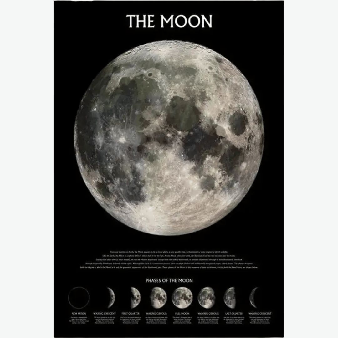 THE MOON - OUTER SPACE MAXI POSTER (A8)