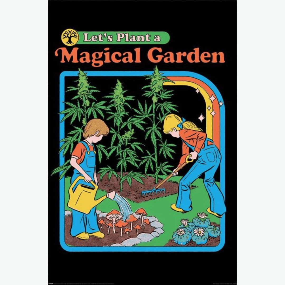 STEVEN RHODES (LET'S PLANT A MAGICAL GARDEN) MAXI POSTER (A75)
