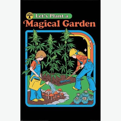 STEVEN RHODES (LET'S PLANT A MAGICAL GARDEN) MAXI POSTER (A75)