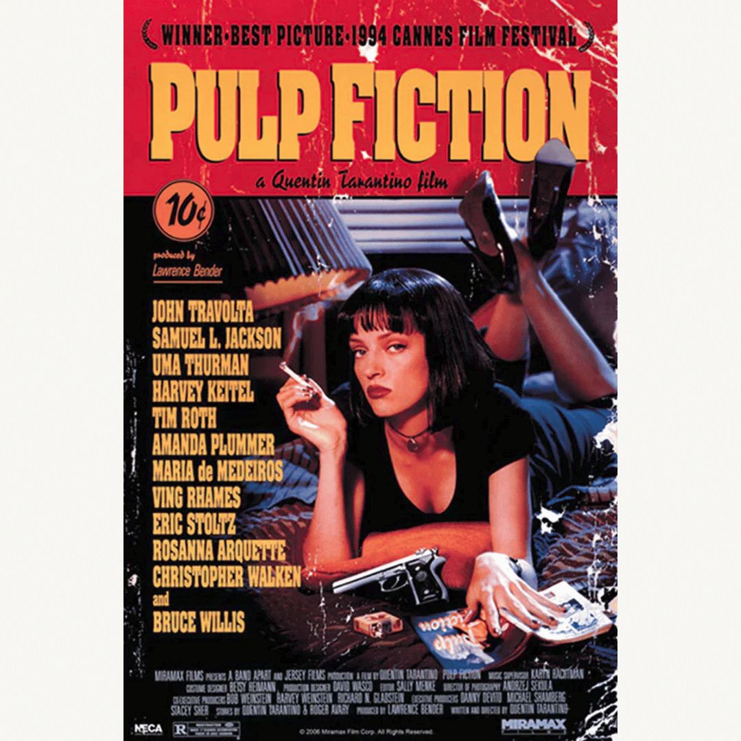 PULP FICTION - UMA ON BED MAXI POSTER (A23)
