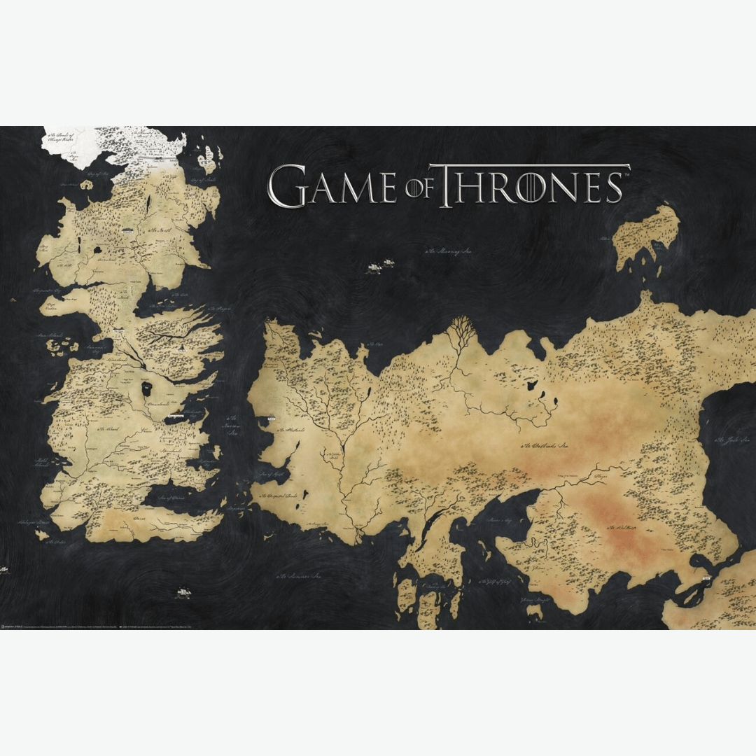 GAME OF THRONES WESTEROS MAP MAXI POSTER (A17)