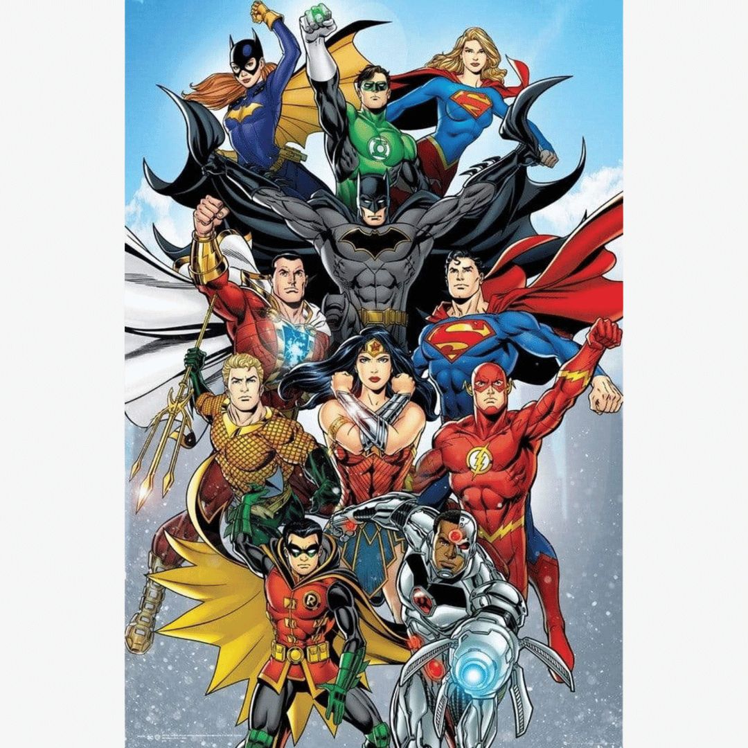 DC COMICS REBIRTH MAXI POSTER