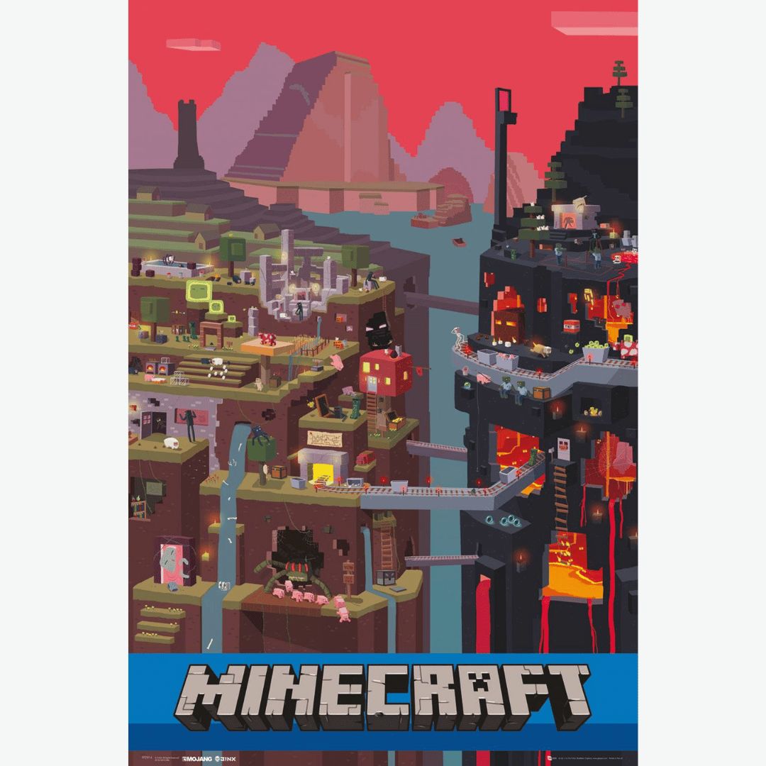 Minecraft World Maxi Poster