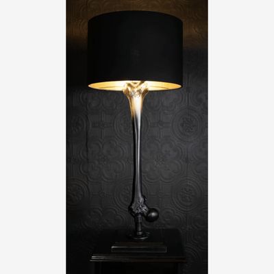 The Femur Table Lamp | Black Lamp, Copper Inner