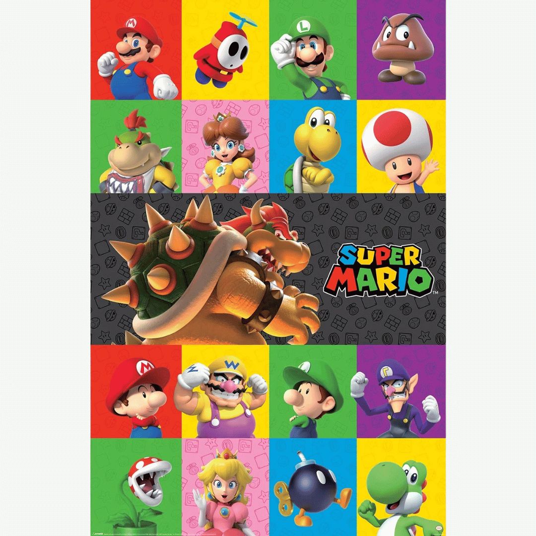 SUPER MARIO (CHARACTERS) MAXI POSTER (A21)