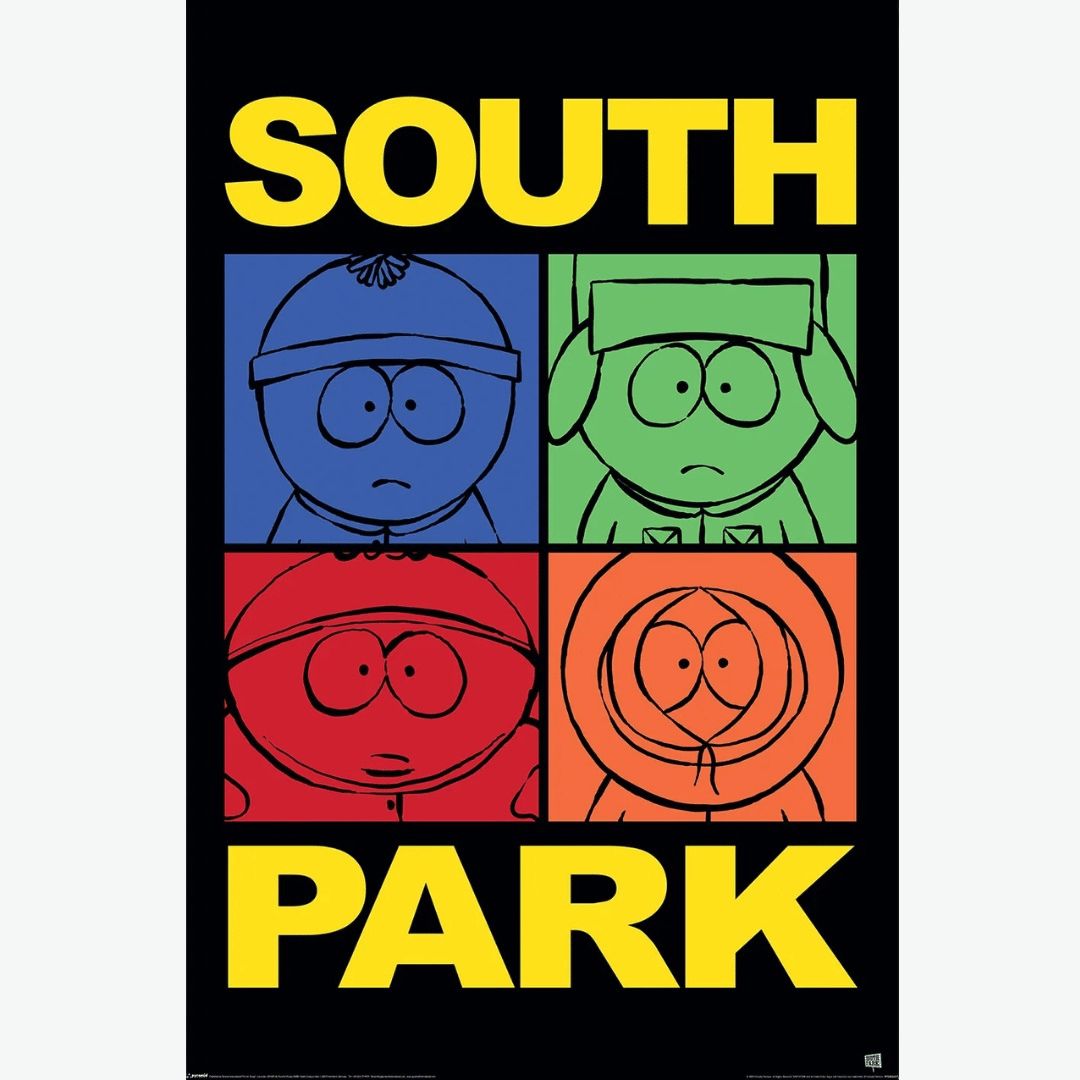 South Park (Block Colour) Maxi Poster (A89)