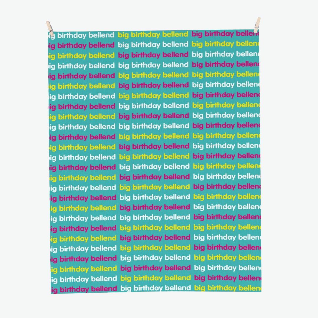 Wrapping Paper | Big Birthday Bellend