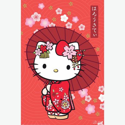 HELLO KITTY (JAPANESE STYLE) MAXI POSTER (A55) HELLO KITTY (JAPANESE STYLE) MAXI POSTER (A55)