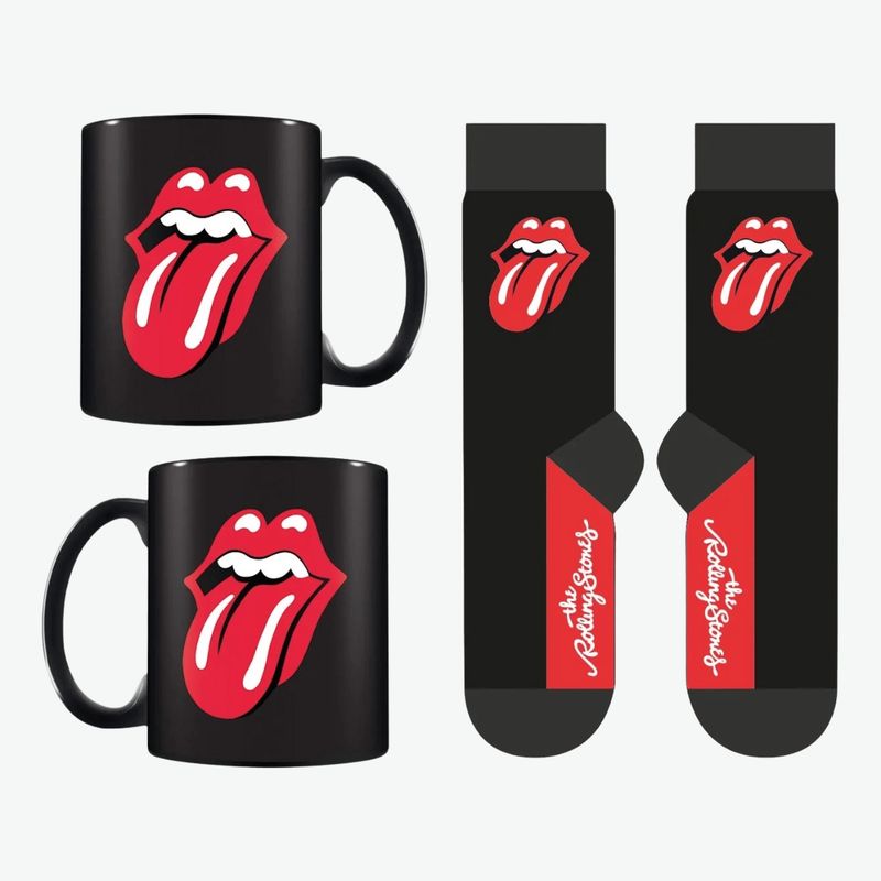 The Rolling Stones (Tongue and Lips Logo) Mug &amp; Socks Set