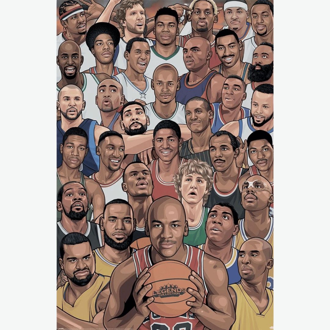 LEGENDS BASKETBALL'S GREATEST MAXI POSTER (A66)