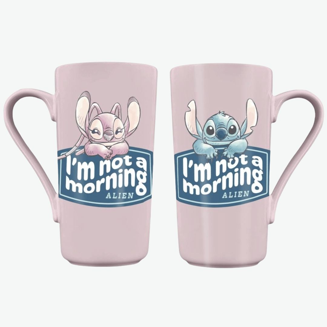 Lilo Stitch im Not A Morning Alien Grande Mug Lilo Stitch im Not A Morning Alien Grande Mug