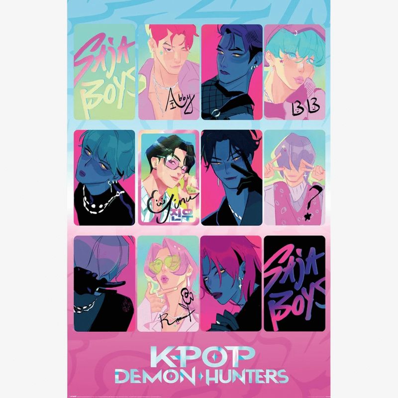 KPOP Demon Hunters (Light And Dark) Maxi Poster