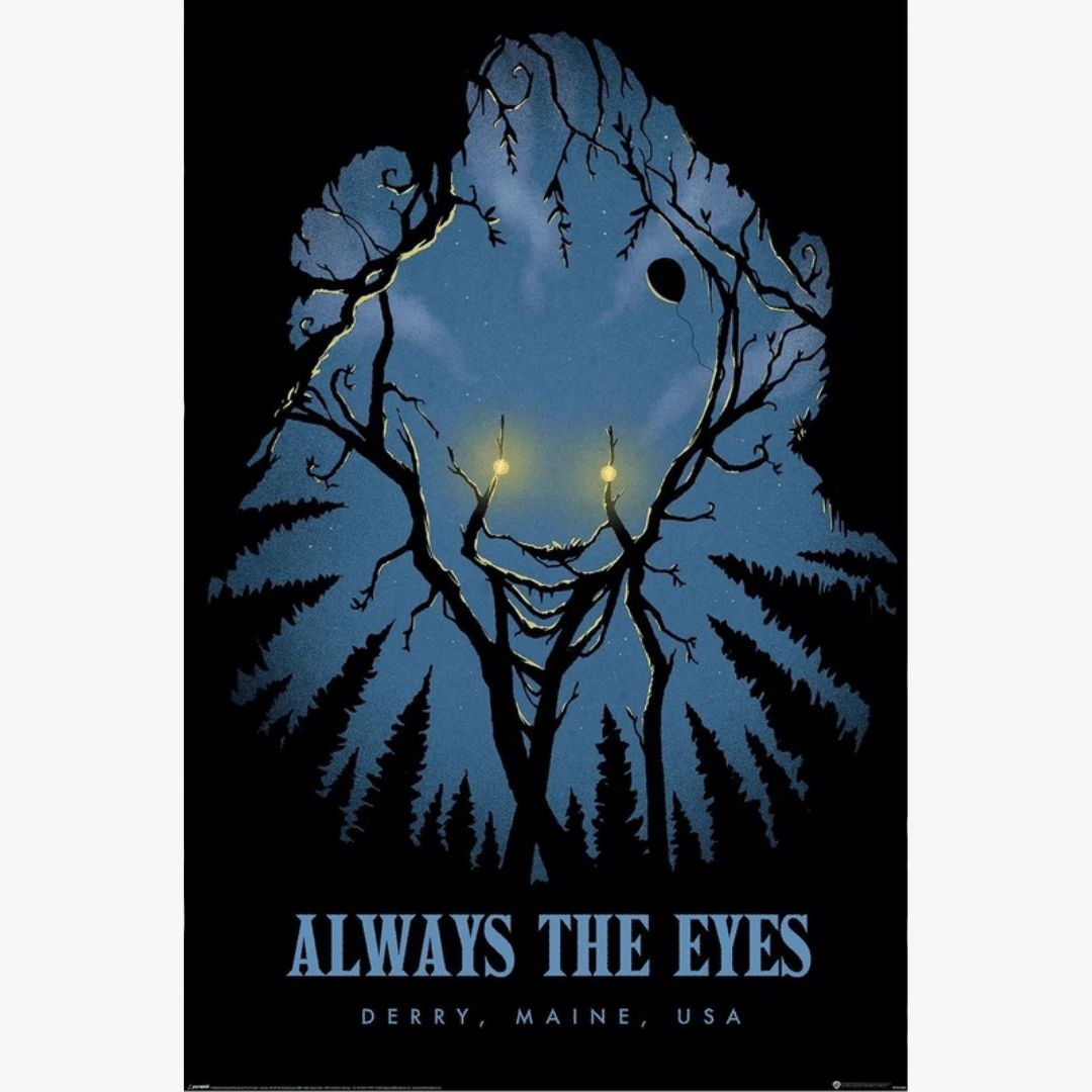 IT Welcome To Derry Always The Eyes Maxi Poster (A50)