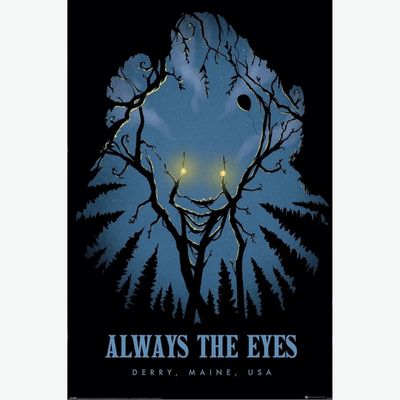 IT Welcome To Derry Always The Eyes Maxi Poster (A50)