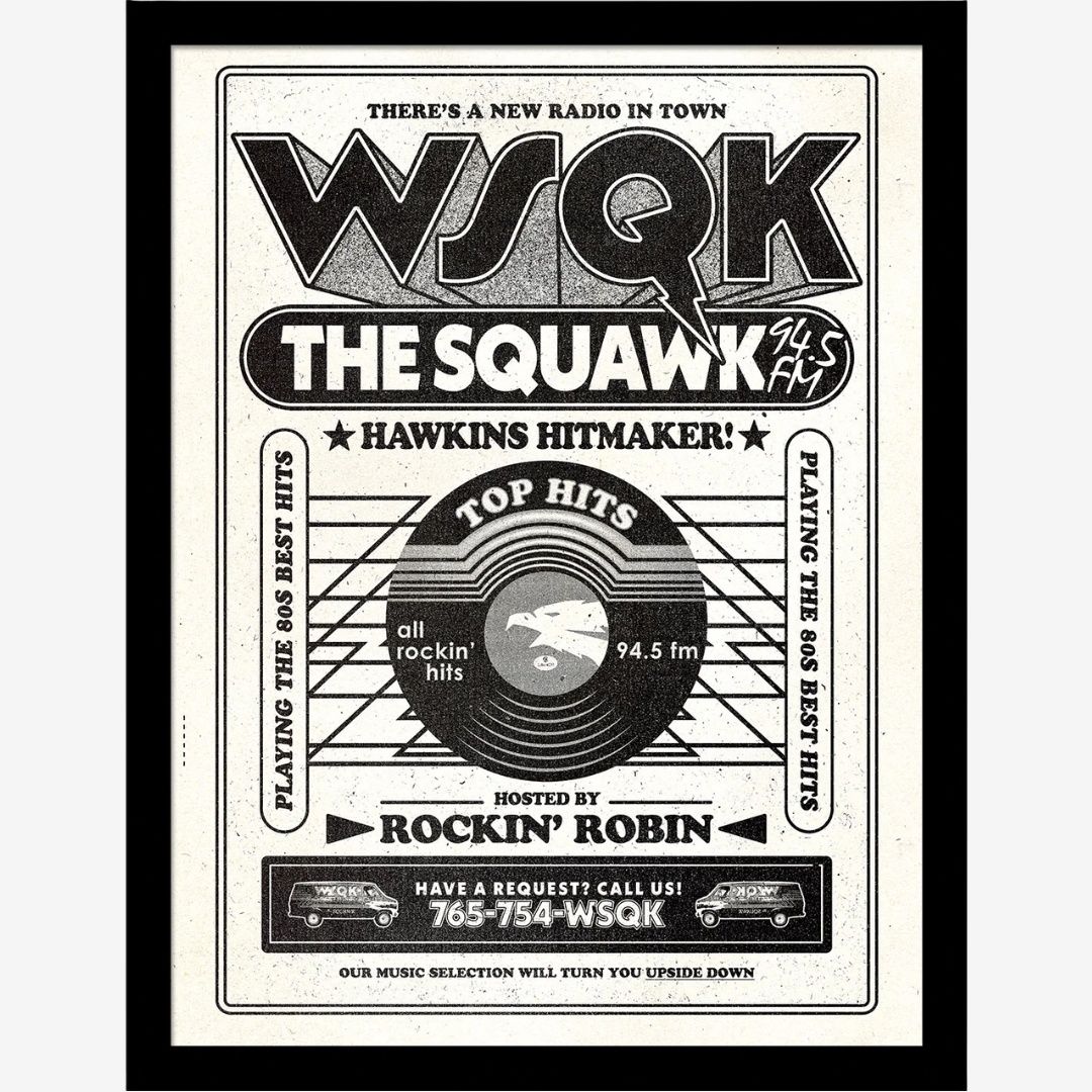 Stranger Things Season 5 (Top Hits) Framed 30x40cm Print