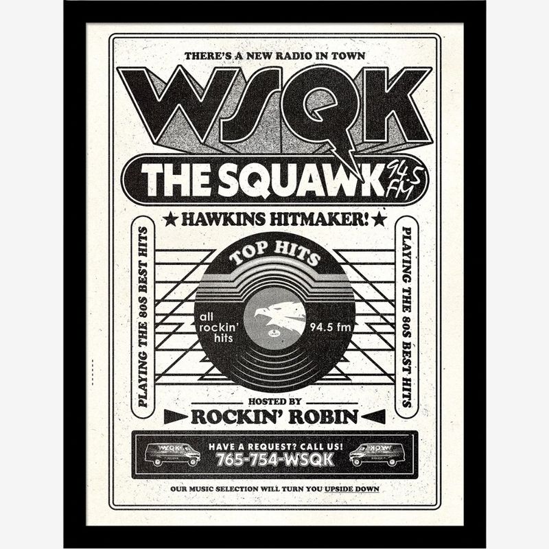 Stranger Things Season 5 (Top Hits) Framed 30x40cm Print