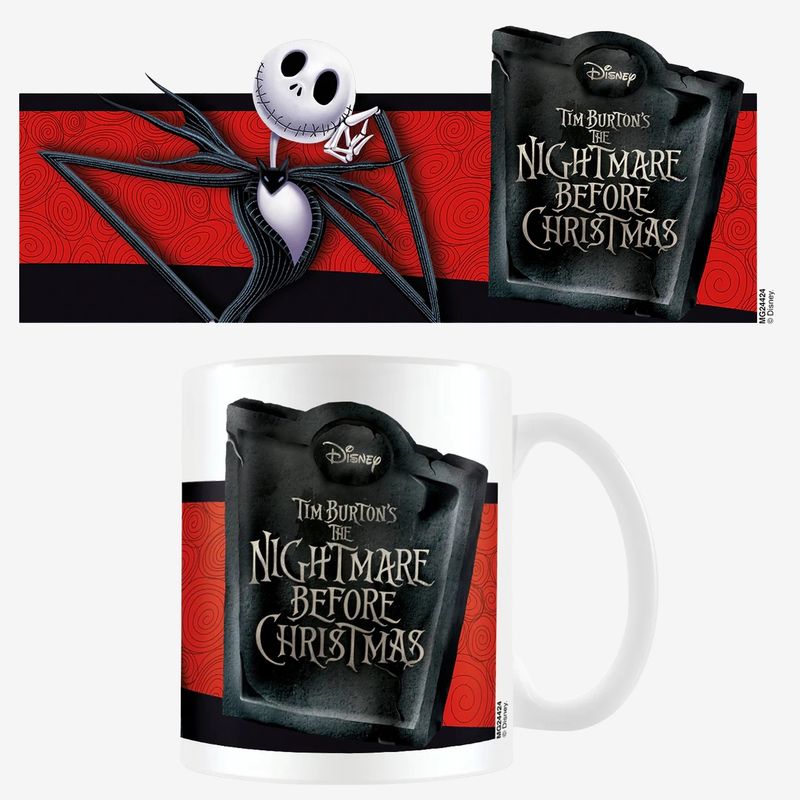 The Nightmare Before Christmas (Jack&amp;Sally) Mug, Coaster &amp; Keychain Gift Set