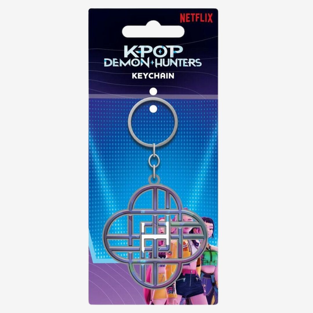 KPOP Demon Hunters Huntrix Logo Metal Keychain