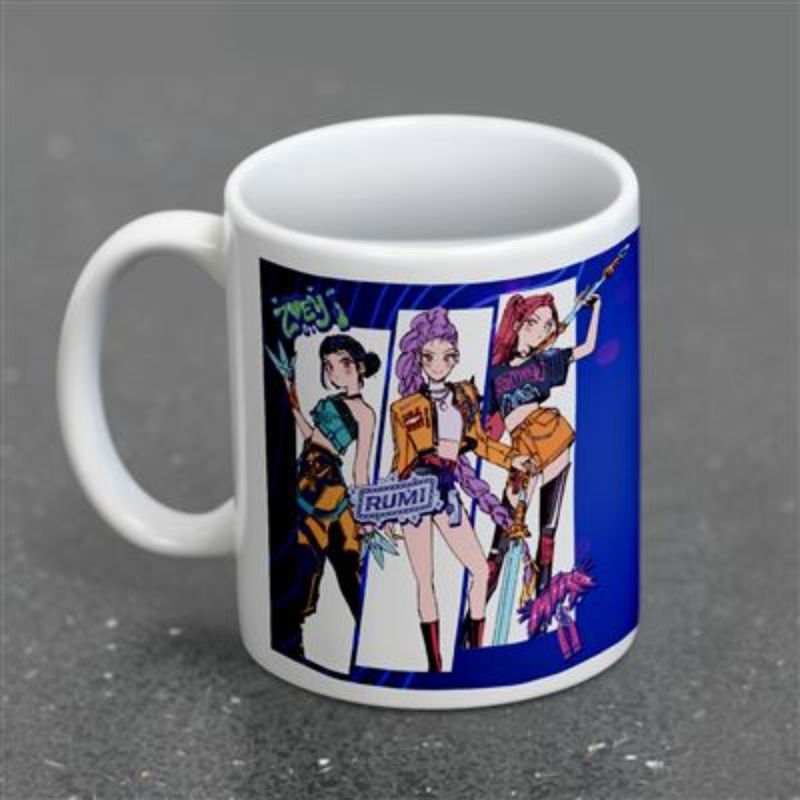 KPOP Demon Hunters (Huntrix Logo) White Pod Mug