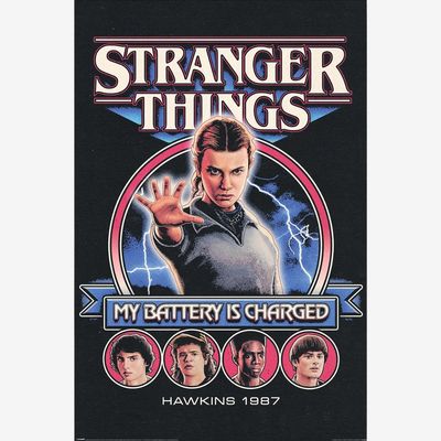 STRANGER THINGS 5 (MY BATTERY IS CHARGED) MAXI POSTER (A84)