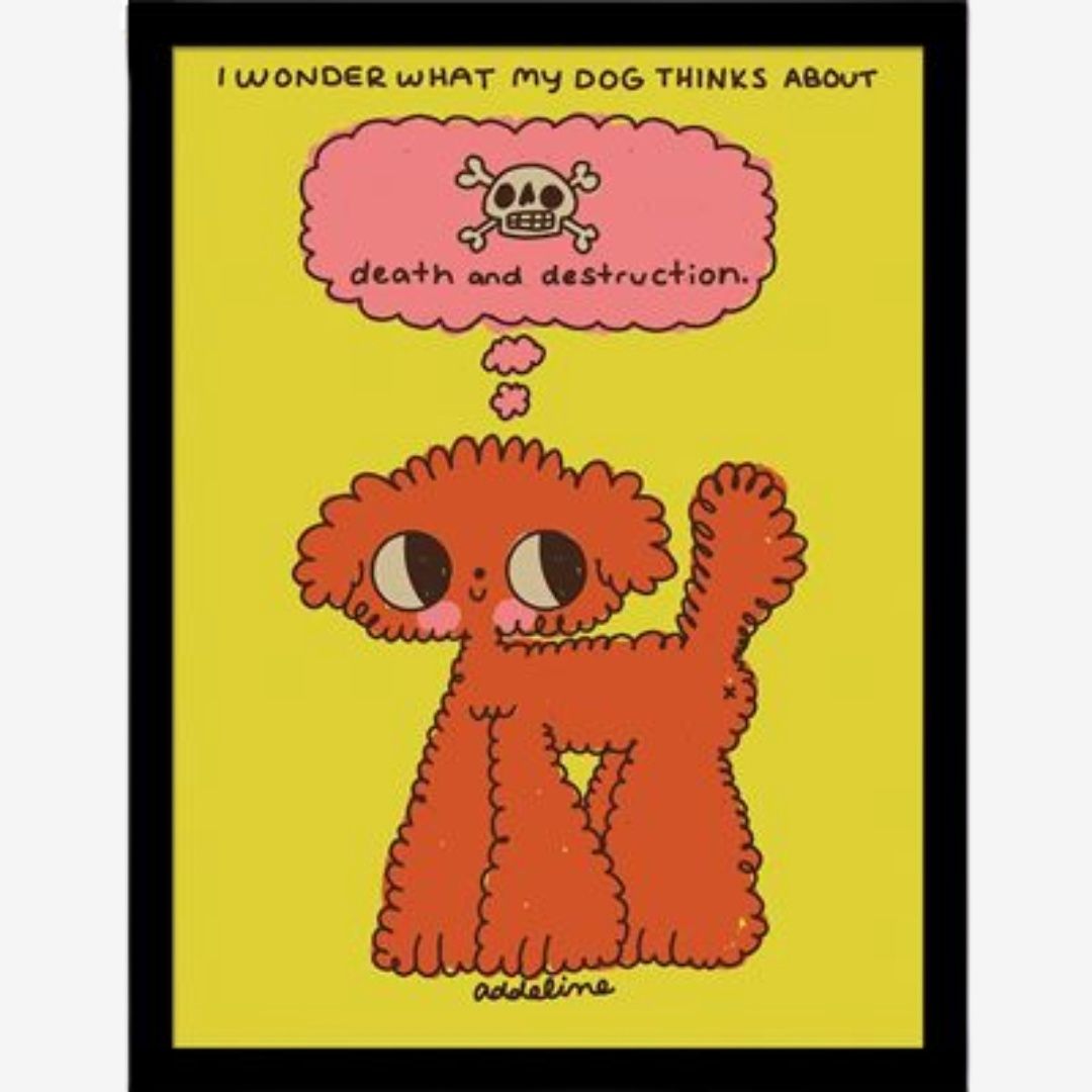 Burgerbabie (I Wonder What My Dog Think About) Collector Framed Print