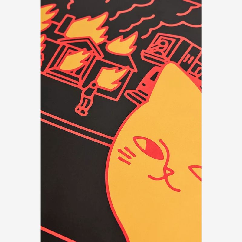 Obinsun (Disaster Cat) Collector Print (Framed)