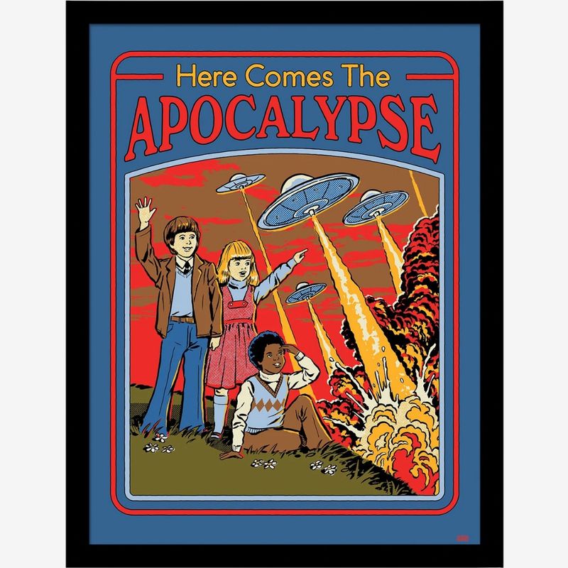 Steven Rhodes (Here Comes The Apocalypse) Framed 30x40cm Print