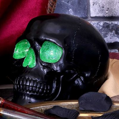 Geode Skull Green 17cm