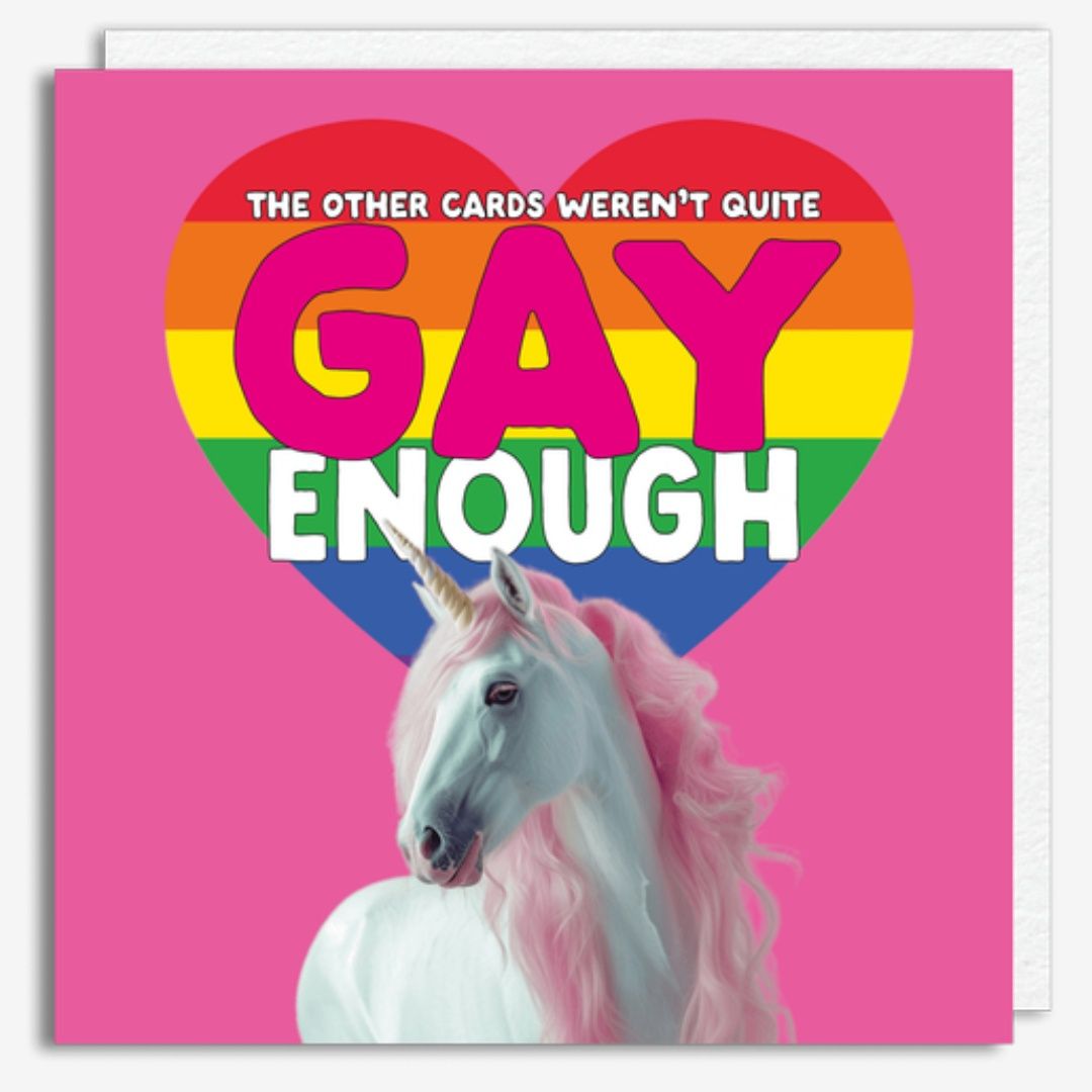 Not Gay Enough Horse