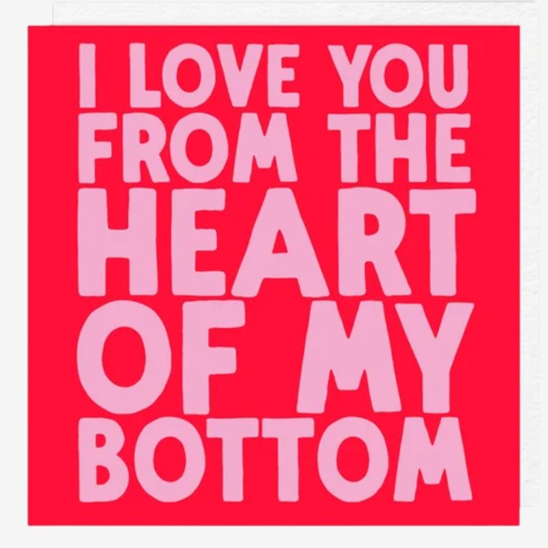 Heart of Bottom Red