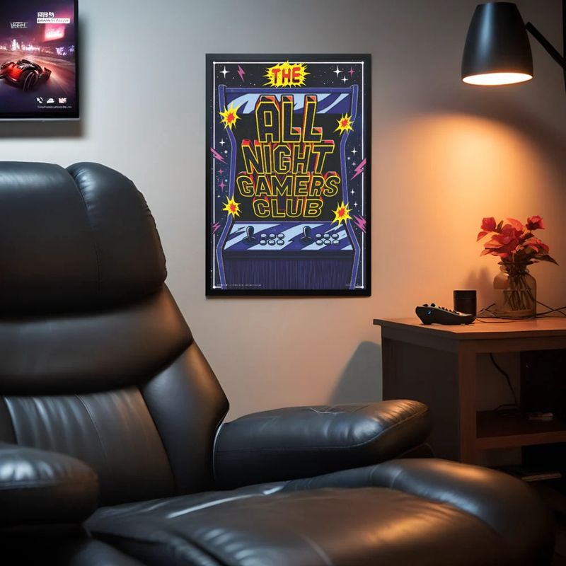 The All Night Gamers Club 61 x 91.5cm Maxi Poster (A39)