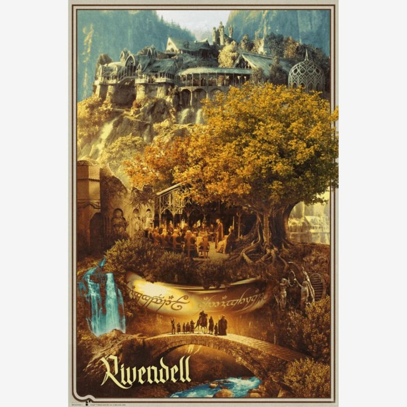 The Lord of The Rings Rivendell 61 x 91.5cm Maxi Poster (A13)