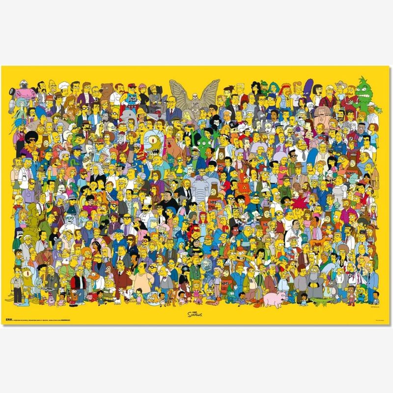 The Simpsons Cast 61 x 91.5cm Maxi Poster (A46)