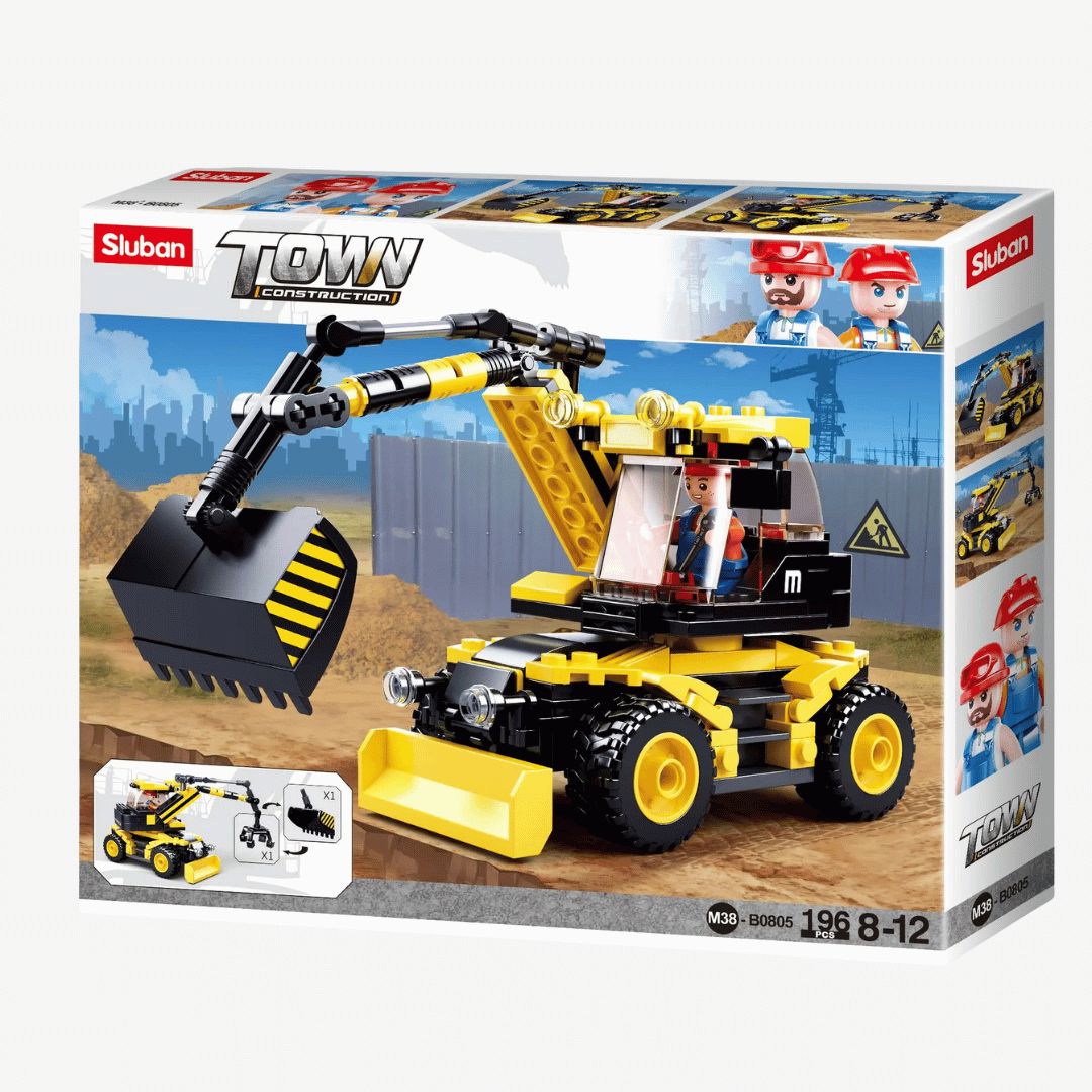 Sluban Town Excavator Building Set M38-B0805