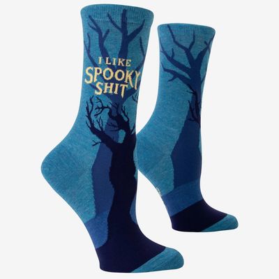 I Like Spooky Shit Crew Socks