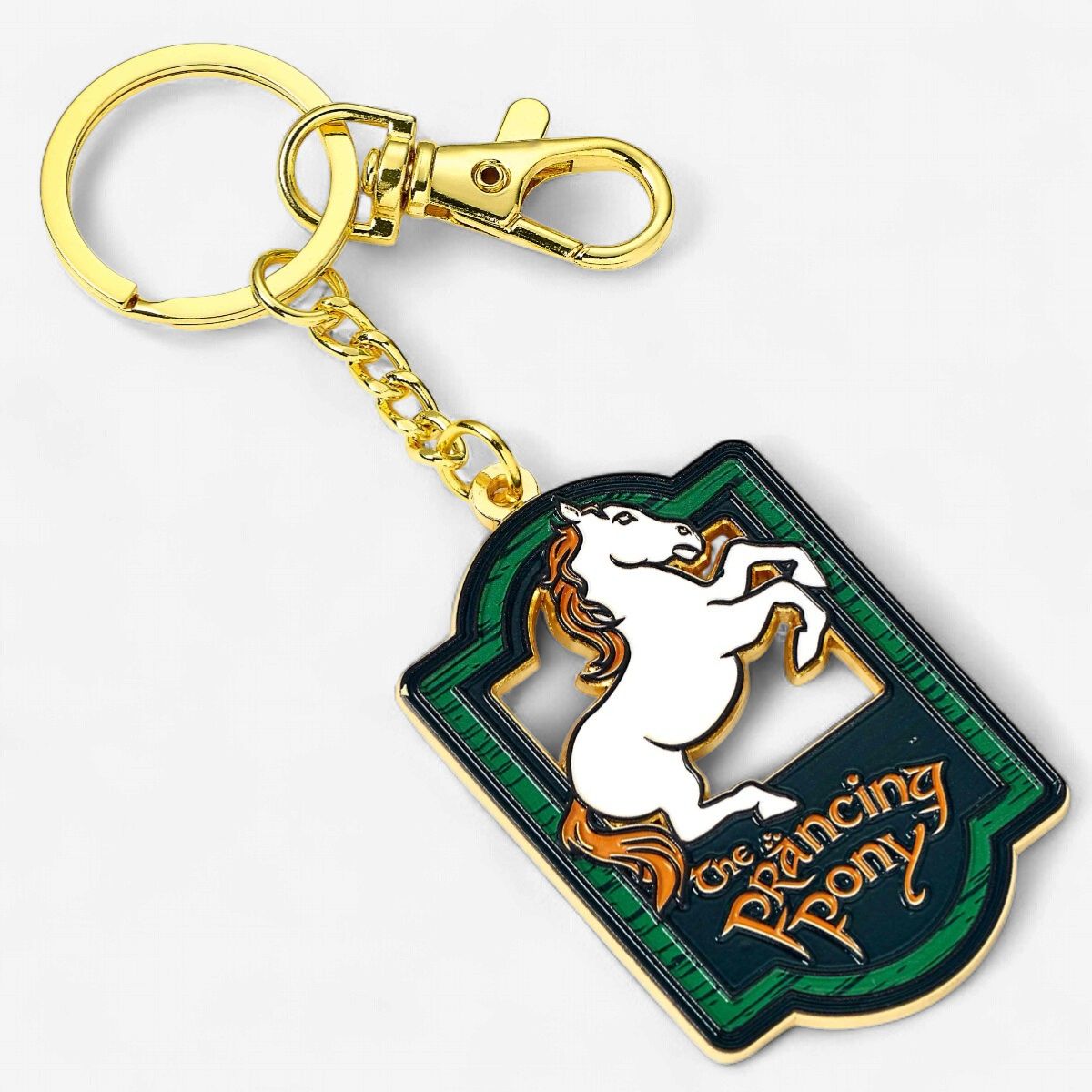 The Lord of The Rings Prancing Pony Pub Sign Keyring