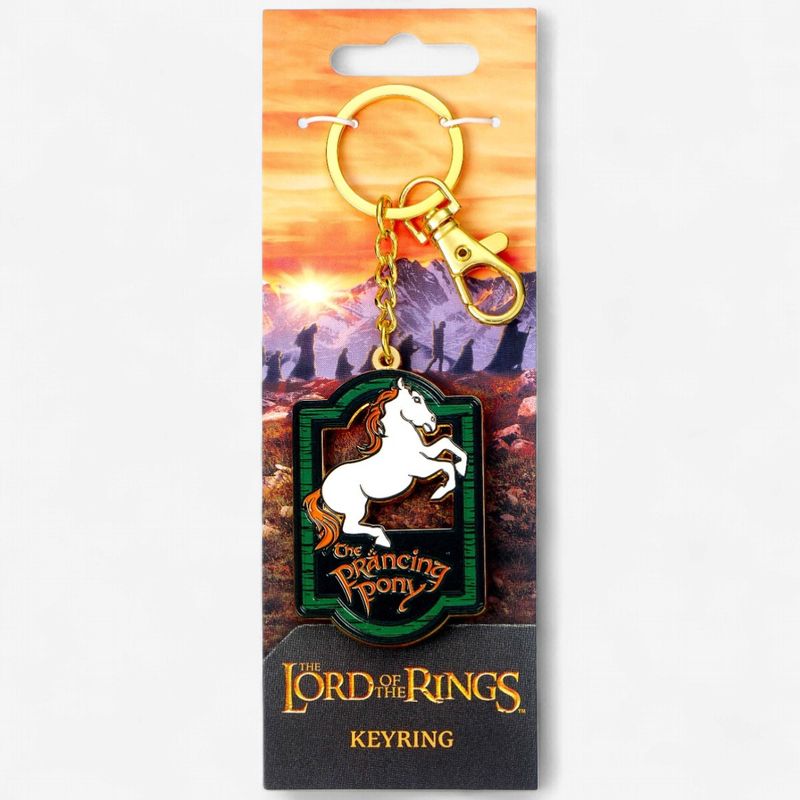The Lord of The Rings Prancing Pony Pub Sign Keyring