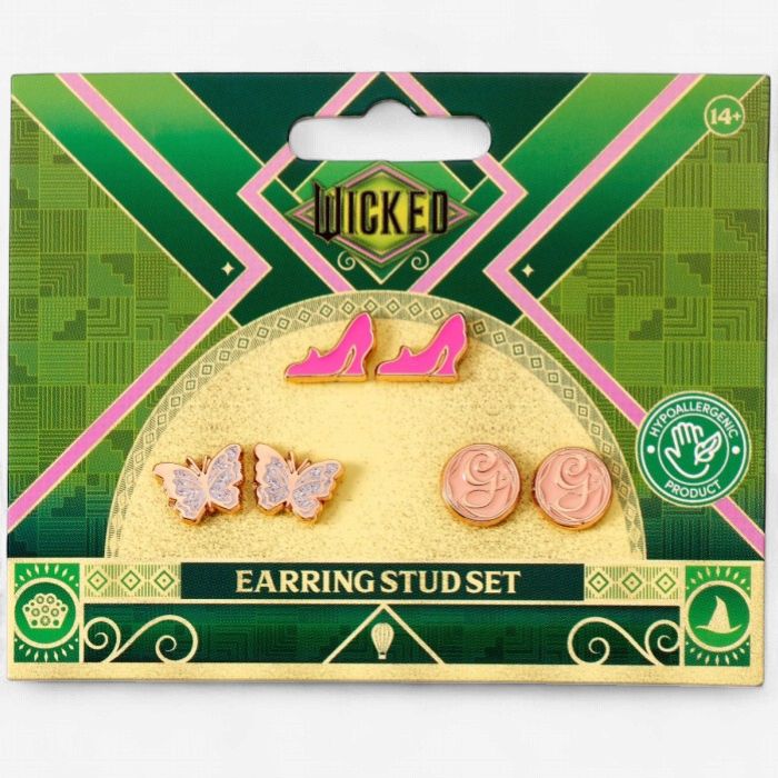 Wicked Glinda Stud Earring Set