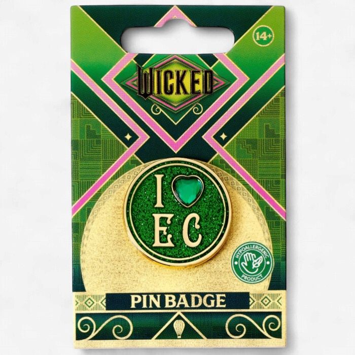 Wicked I love Emerald City Pin Badge