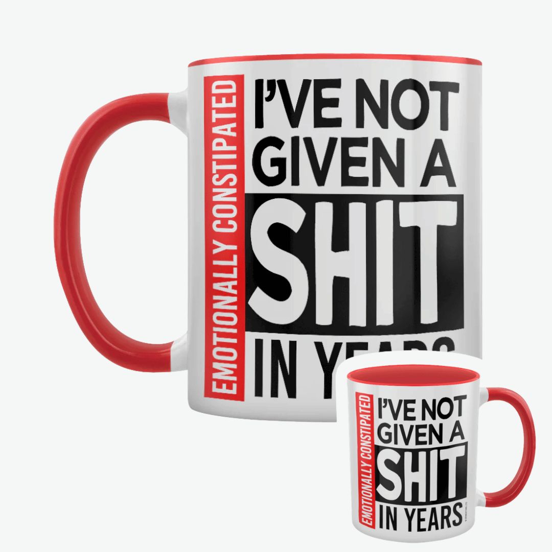 Emotionally Constipated Red Inner 2-Tone Mug