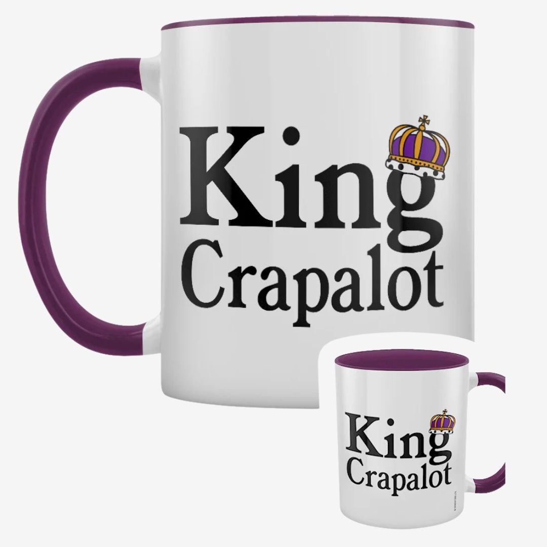King Crapalot Purple Inner 2-Tone Mug
