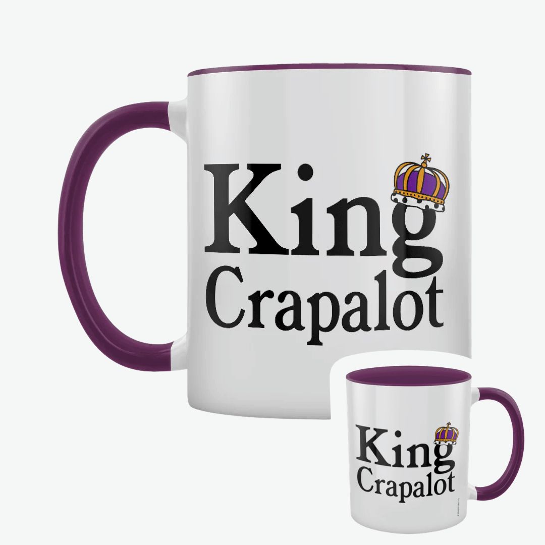 King Crapalot Purple Inner 2-Tone Mug
