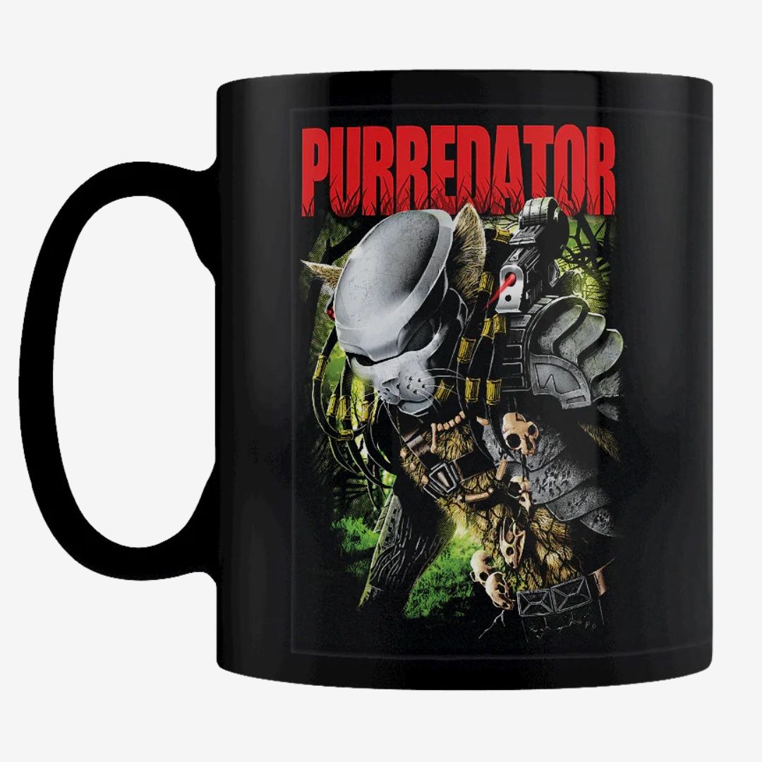 Purredator Black Mug Purredator Black Mug
