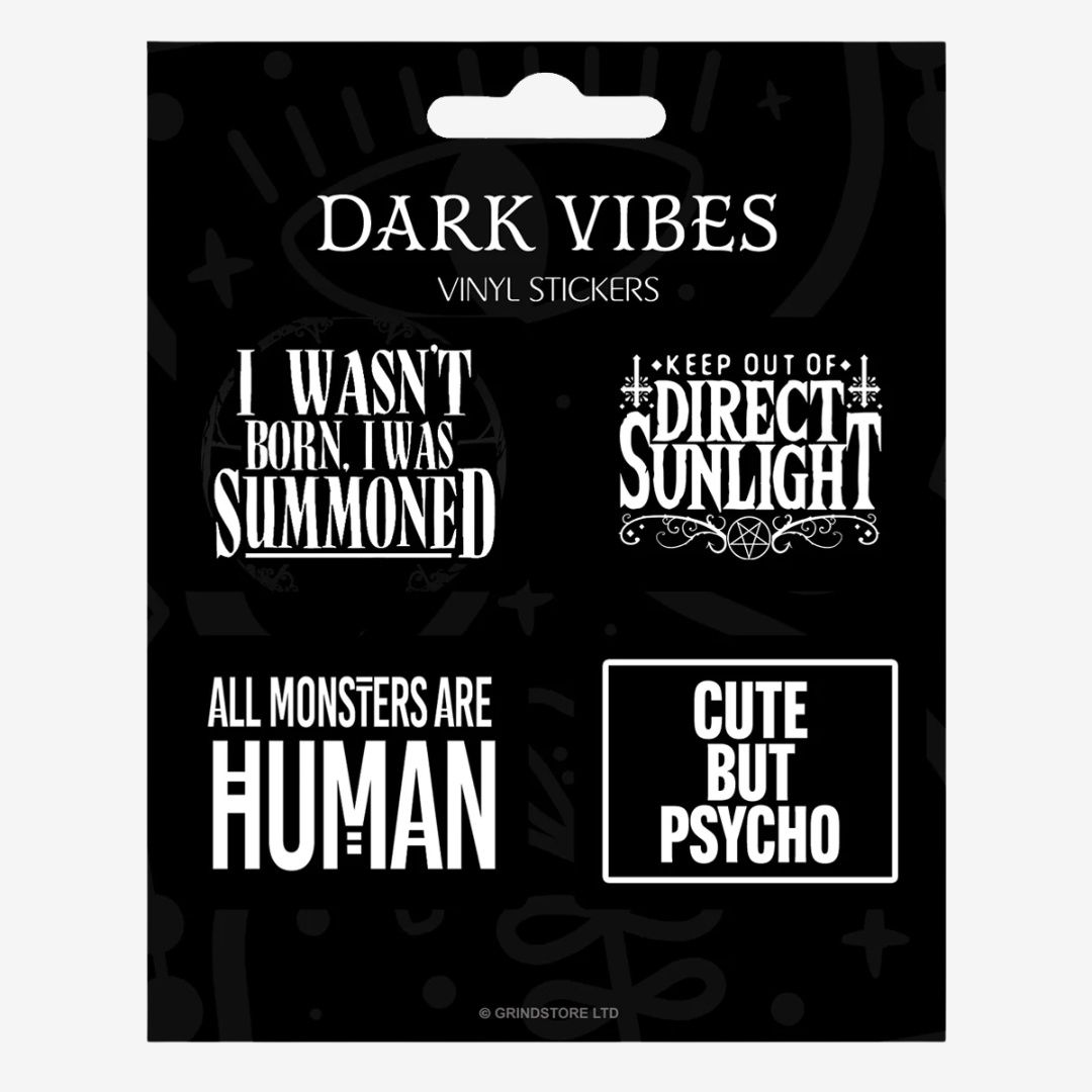 Dark Vibes Vinyl Sticker Set