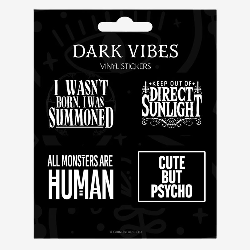 Dark Vibes Vinyl Sticker Set