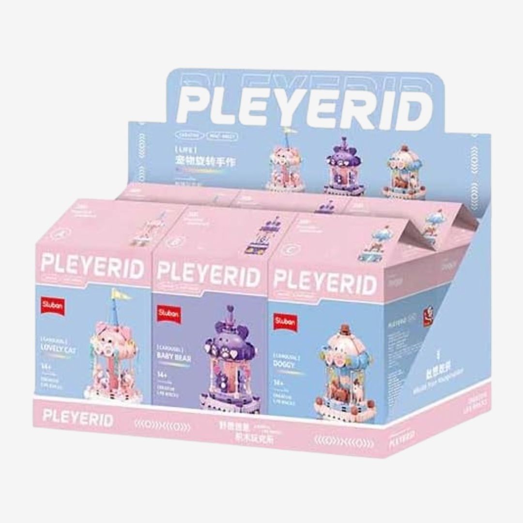 Sluban M38-P8027 PLEYERID - Hand-cranked Carousel