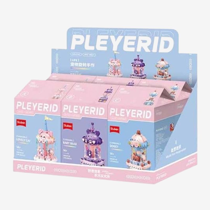 Sluban M38-P8027 PLEYERID - Hand-cranked Carousel