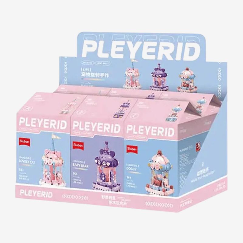 Sluban M38-P8027 PLEYERID - Hand-cranked Carousel