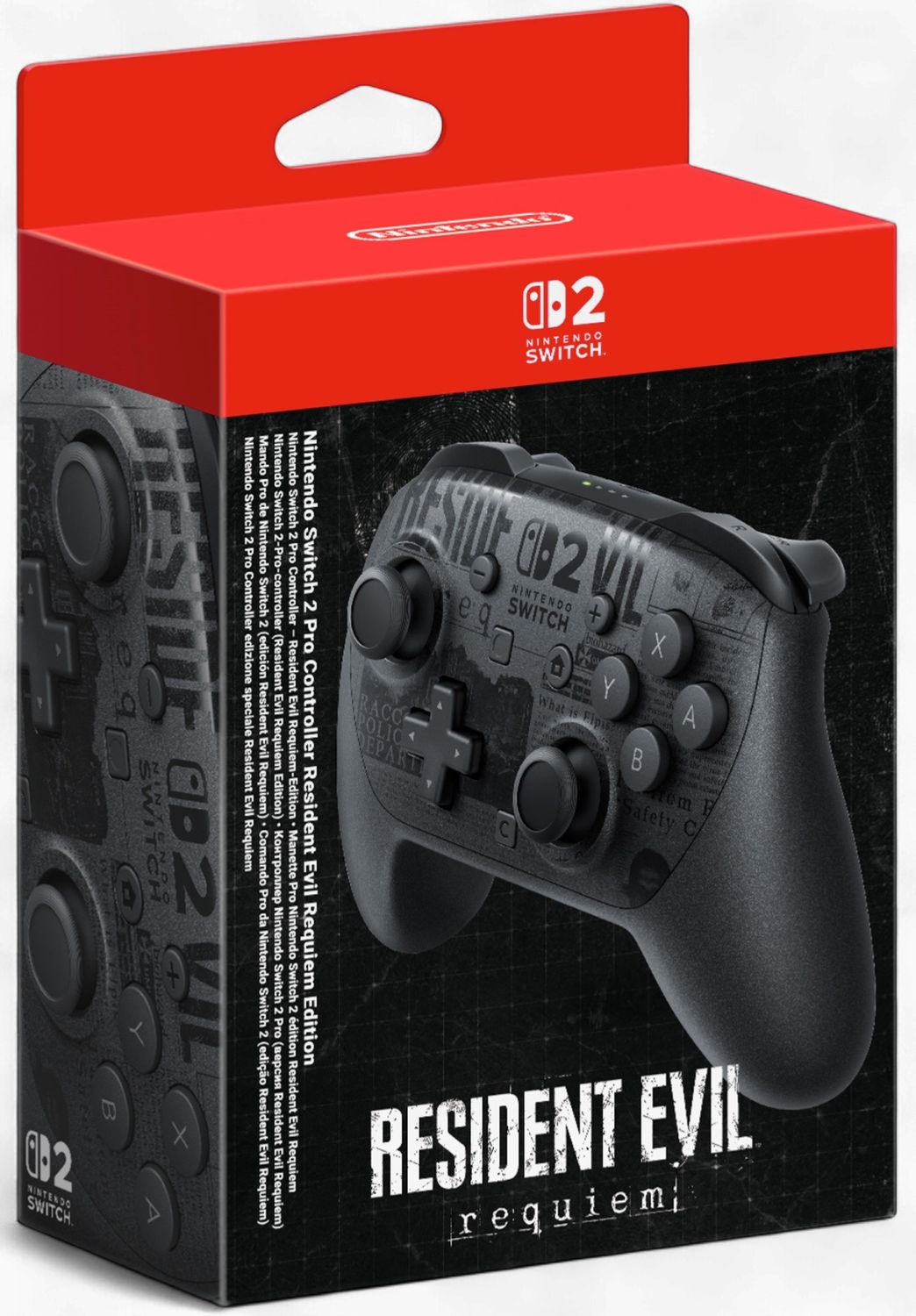 Nintendo Switch 2 Pro Controller [Resident Evil Requiem Edition]