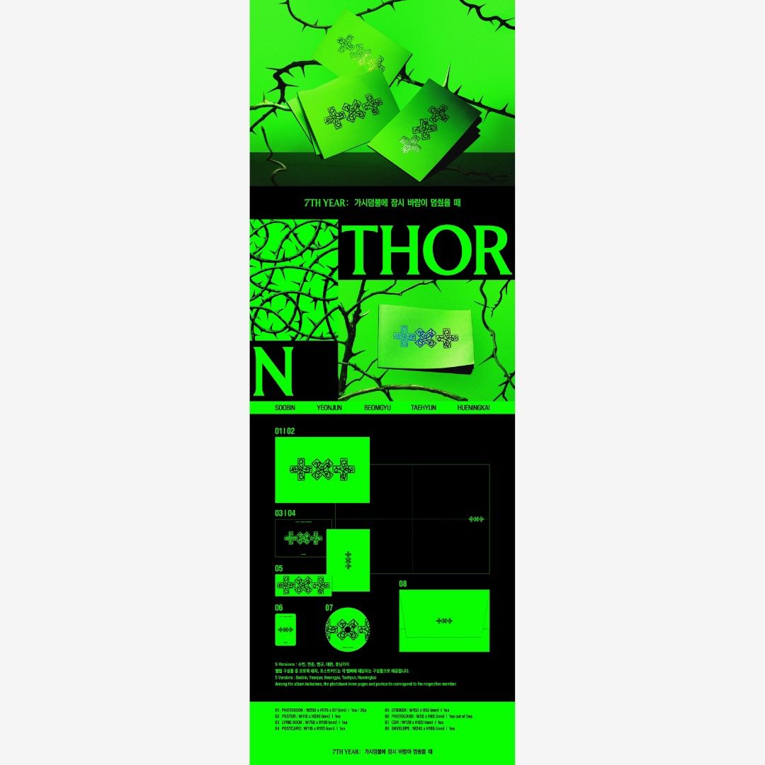 TOMORROW X TOGETHER | 7TH YEAR: A Moment of Stillness in the Thorns | THORN Ver. | CD